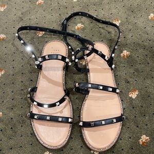 A New Day Gladiator Sandals in Black